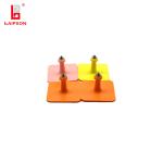 Square Basf Tpu Mini Animal Ear Tag With Metal Tip For Pig Sheep Cow Farm