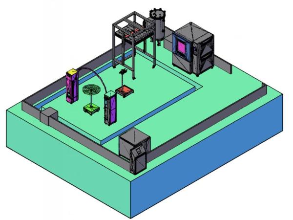 Overall IPX1-IPX9K Waterproof Test Chamber , Simultaneous Environmental Testing