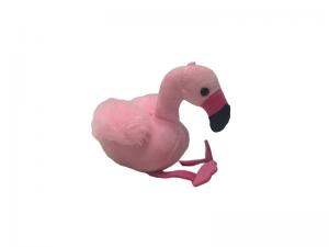 Wholesale 100% PP Cotton Filling Flamingo Keychain With Music Box Recording Repeating from china suppliers