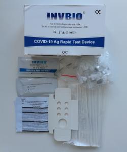 Wholesale Novel Coronavirus Sars-Cov-2 Antigen Rapid Test Cassette Swab Ce Mark from china suppliers