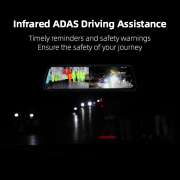 1080P 2MP Automotive Infrared ADAS Collision Avoidence Streaming Rearview Mirror