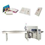 2.8KW Tissue Paper Pillow Packaging Machine 550kg Wallet Clip Type