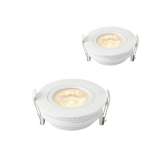 Aluminum Ra90 Bathroom Tilt Downlights Durable LED Downlights Adjustable