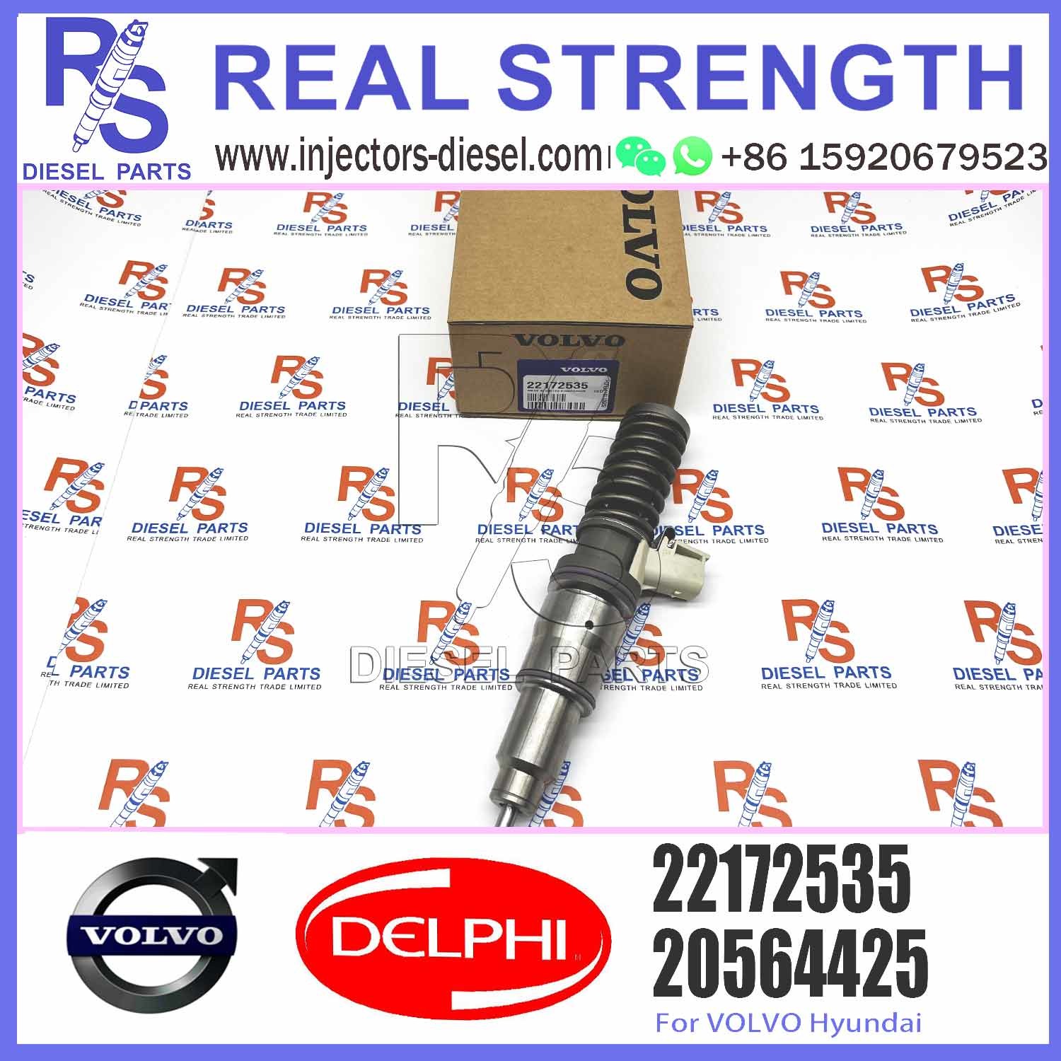 Diesel Fuel Injector 22172535 9022172535 BEBE4D34101 For V-O-L-V D12 3150