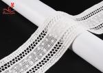 5.2cm Width Water Soluble Lace Trimming For Straight Skirt Tail Design