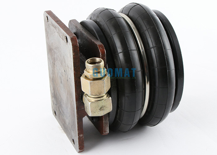 S-160-2R GUOMAT F-160-2 Press Rubber Air Spring With Steel Cover Plate