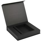 Black Custom Magnetic Box Packaging Rigid Cardboard Flexible With Inserts