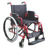 Buy cheap Affordable Foldable Aluminum Manual Wheelchair With Quick Release Pneumatic Rear from wholesalers