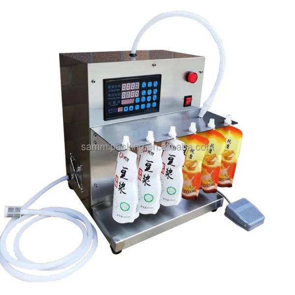 New Product Manual Stand up Pouch With Spout Filling Capping Machine