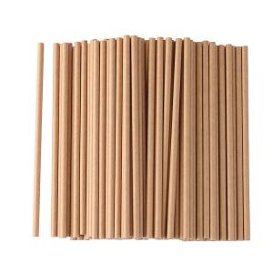 Wholesale Eco-Friendly Disposable Kraft Paper Straw Biodegradable Bubble Tea Straw Individually Wrapped For Home Or Bar from china suppliers