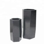 Standing D40cm H80cm Fiberglass Garden Pots Outdoor