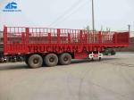 3 Axles Fence Semi Trailer High Tensile Steel Q345 With Linglong Brand Tire