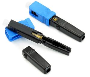 Wholesale Plastic SC UPC Passive Electronic Components FTTH Fiber Optic Adaptor Fast Connector from china suppliers