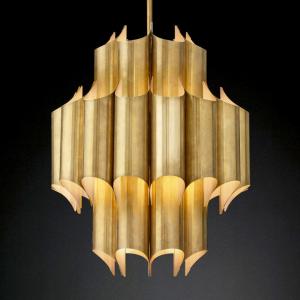 Wholesale Post Modern Light Luxury All Copper Classic Chandelier Hotel Club Bedroom Villa Pendant Light from china suppliers