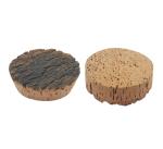 Natural Rough Bark Top Corks Stoppers Lids Good Sealing For Jars