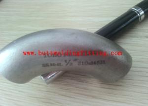 China Duplex Steel UNS32750/31803/31254 Stainless Steel Elbow , 45degree Pipe Elbow 304/304L/304H on sale