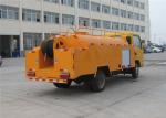 3000L 5000L Small Tanker Truck , High Pressure Sewer Cleaning Truck For Pipe