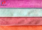 Warp Knitted Minky Plush Fabric 100% Polyester Crystal Velboa For Toys