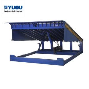 Wholesale Hydraulic 10t 12t Loading Dock Leveler Hinged Plate 400mm Lip For Logistic Park from china suppliers