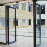 Sun Room Aluminum Metal Hinged Door Wind Resistance No Fading