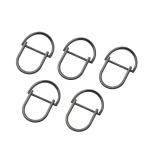 Garment Hardware Accessories Double D Ring Adjustable Buckle For Shoes Clothing