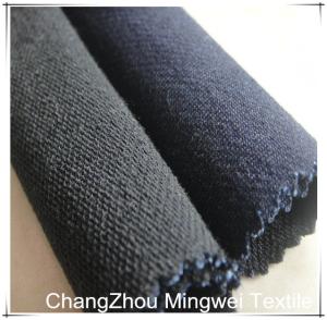 Wholesale indigo inclined terry knit denim for jeans from china suppliers