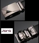 Dark Brown / Black Automatic Buckle Belt Split Leather Material Available