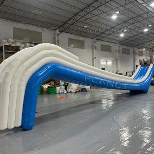 Wholesale Custom Floating Boat Yacht Water Lake Inflatable Yacht Slide For Rental from china suppliers