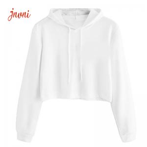 China 100% Cotton Women Crop Top Hoodie 300gsm Woman Sweatshirt on sale