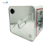 10L Cooking Oil Tin Can , 16 Liter Empty Rectangular Tin Container