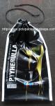 Customized Black Disposable Garbage Bag with Ribbon / Disposable Trash Bag