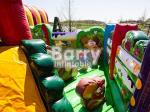 Custom Blow Up Obstacle Course For Kid Party Time Playground Inflatable Jumping