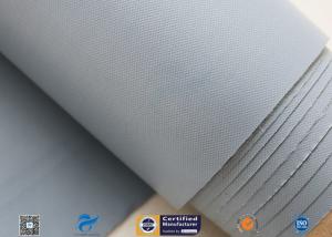 China 0.25mm 280g Waterproof PVC Coated Fiberglass Fabric Cloth For Flexible Fabric Duct on sale