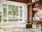 Casement Aluminium Framed Windows With Tinted Glass Heat Insulation