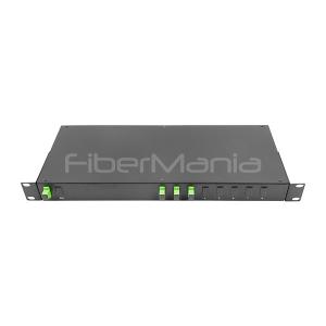 Wholesale 1x3 PLC Splitter 1U 19&quot; Rack Mount PLC Optical Splitter for CCTV / CATV Links from china suppliers