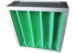 High Hygiene Green Bag Air Filters F8 F9 , Pocket Air Purifier Color Custom