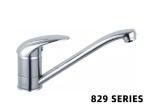 Brass Home Depot Faucets Sink Kitchen Single Handle Chrome Mixer