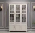 Modern Glass Door Solid Wood Wardrobe For Bedroom Wardrobe Closets
