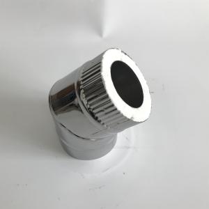 Wholesale Polishing Angled Chimney Pipe , Class A Chimney Pipe Wide Application from china suppliers