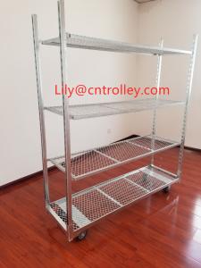 Wholesale Welding Mesh Layers Danish Container Ez Racks Dutch Flower Cart Powder Coated from china suppliers