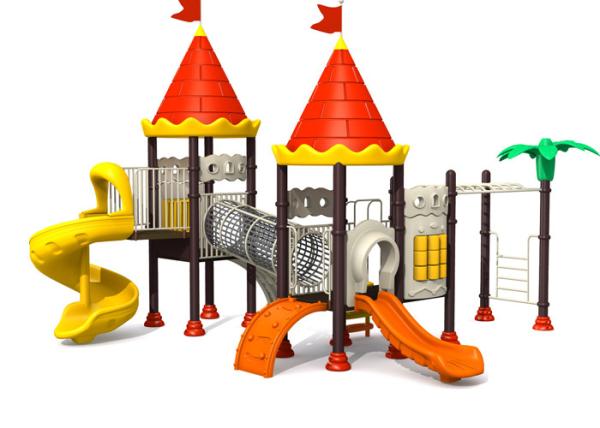 Small Scale Simple Design Kids Outdoor Playground Equipment For Primary School