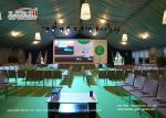White Marquee Canopy Tent For 500 People Conference With Glass Walls