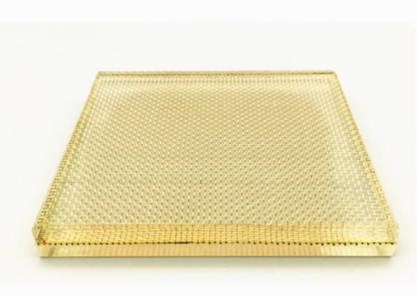 8 Mm Fine Fabric Mesh Laminated Glass Interior Decoration