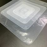 Reusable Stretch And Seal Silicone Lids Blow Molding Food Grade 100% FDA