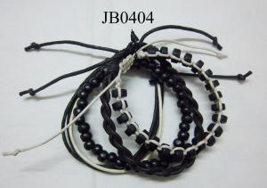 China Wood Beaded Bracelet Pack on sale