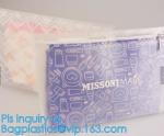 vinyl zipper pouch/Clear slider pouch/ vinyl slider bag, Frosted k bag EVA PVC