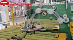 Wholesale 2000-6000mm Automatic Copper Coil Packing Line Stacking Weighing Strapping Packing Line from china suppliers