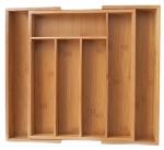 Classics Bamboo Kitchen Supplies , Bamboo Flatware Organizer No Petrochemicals