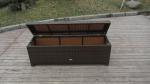 Bedroom Rattan Storage Boxes With Powder Coated Aluminum Frame