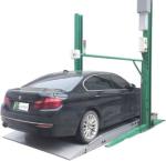 2 Post Double Deck Hydraulic Car Parking Lift Vehicle Equipment For Home Garage